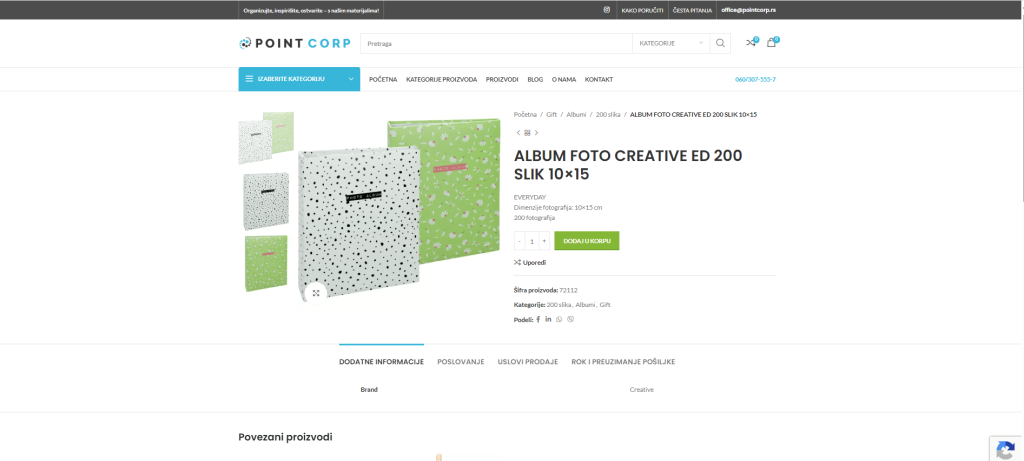 POINTCORP – prikaz sajta 2